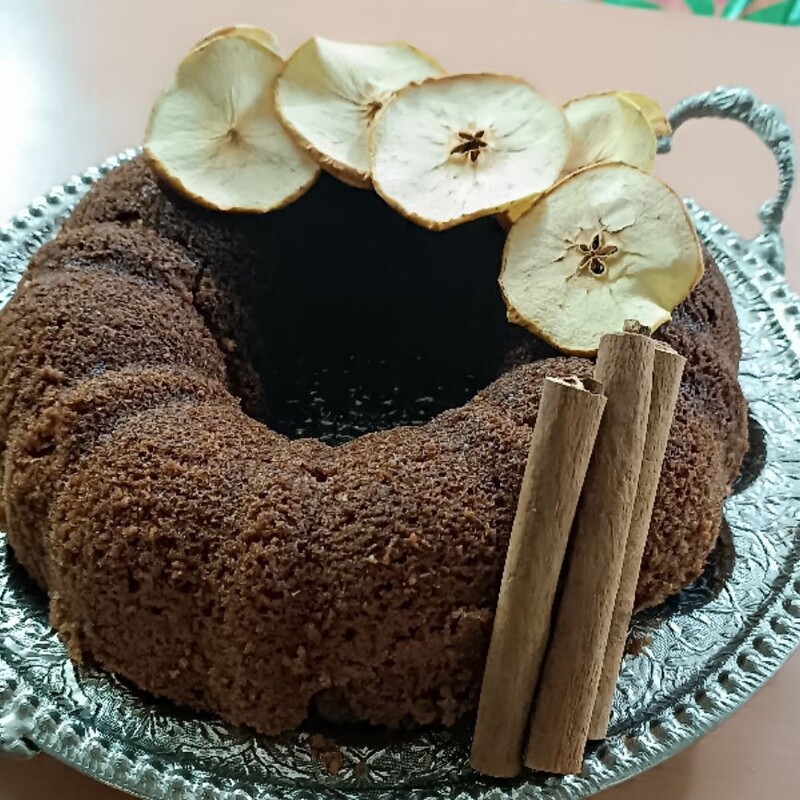 پودر کیک آماده سیب و دارچین