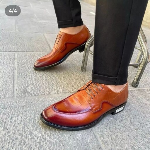 کفش مجلسی مردانه تمام چرم شیک برندمکس