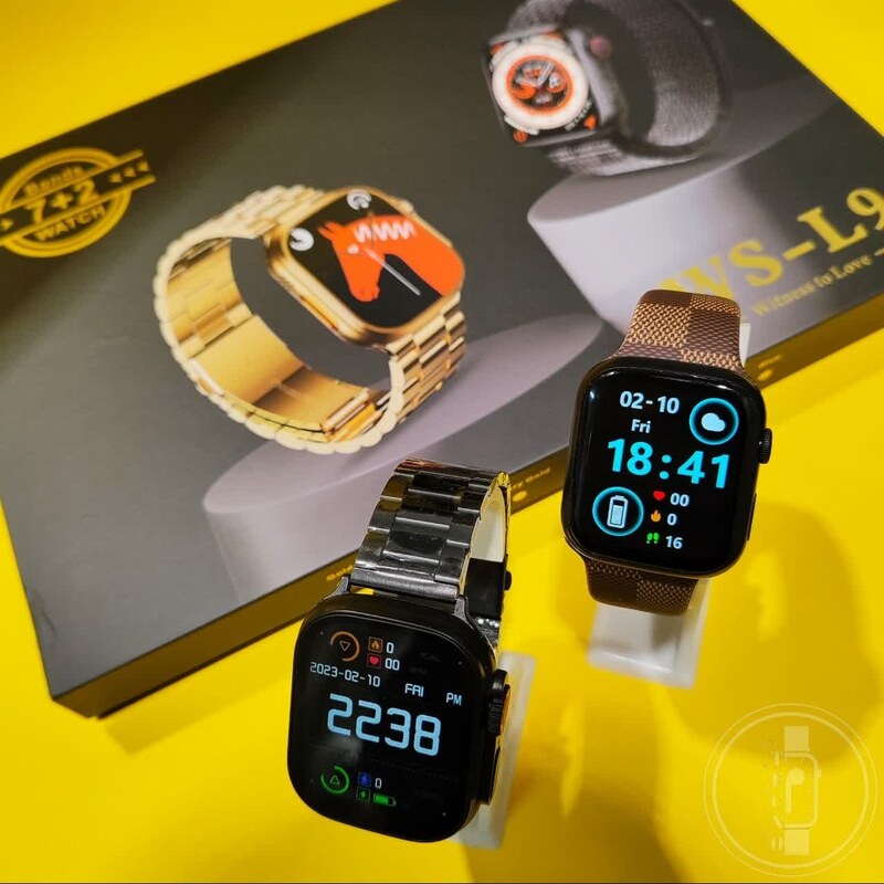 ساعت هوشمند مدل  WS-L9 ULTRA دارای 6 ماه گارانتی شرکتی دو ساعت و7 بند