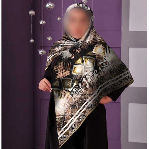 روسری نخی  دور دست دوز  در 10 طرح متفاوت ابعاد  140 در 140   بسته 10 تایی رنگبندی مشابه عکس بصورت عمده