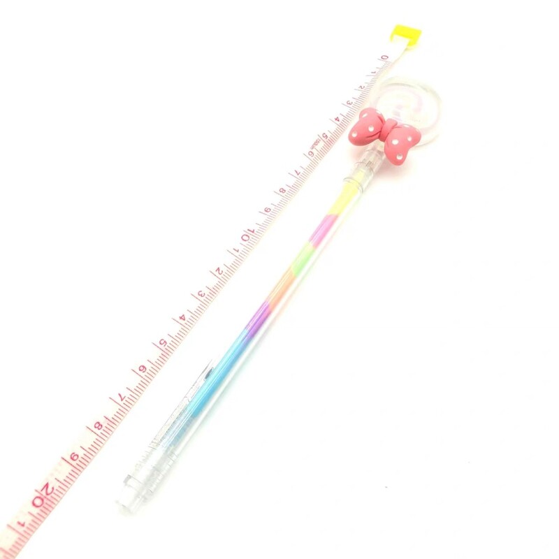 خودکار آب نباتی یک خودکار و یک جوهر ولی چند رنگ 6 رنگ در یک خودکار 