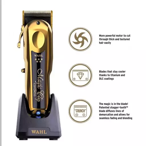 ماشین اصلاح وال مجیک کلیپ کردلس گلد Magic Clip Cordless Gold