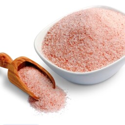 پودر نمک صورتی (نمک معدنی) دانه ریز هیمالیا  5کیلو گرمی مخصوص نمکدان دارای مواد معدنی بسیار و مفید