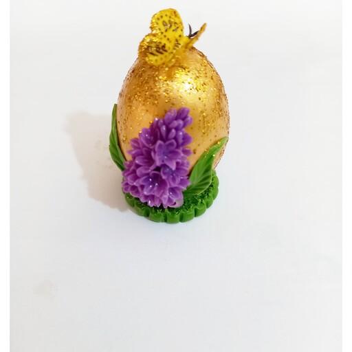 تخمرغ طرح گل سنبل جنس خود تخمرغ پلاستیک گل خمیر ایتالیایی 