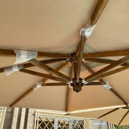 چترهای نانو ابگریز با ارتفاع سه متر چرخ دار چراغدار سفارشی 4در4