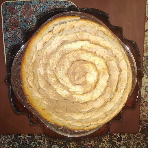 کیک خانگی سیب و دارچین (مجلسی) 