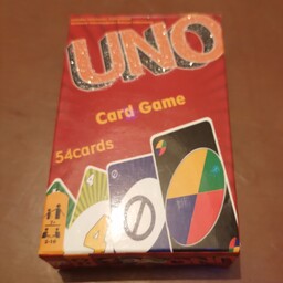 بازی جذاب کارتی UNO  خارجی پنجاه و چهار کارتی لمینت شده
