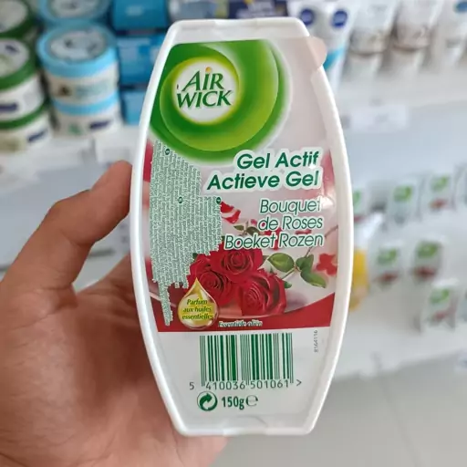 ژل خوشبو کننده هوا با رایحه گل رز ایرویک Airwick