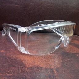 عینک ایمنی شفاف رو عینکی 