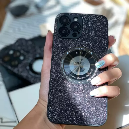 قاب گوشی اپل shiny black case