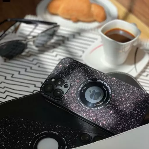 قاب گوشی اپل shiny black case