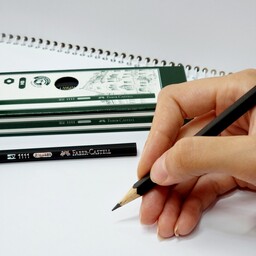 مداد مشکی HBفابر کاستل بسته 12 عددی Faber Castell