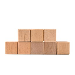 بازی آموزشی مکعب های چوبی تکتا مجموعه 8 عددی