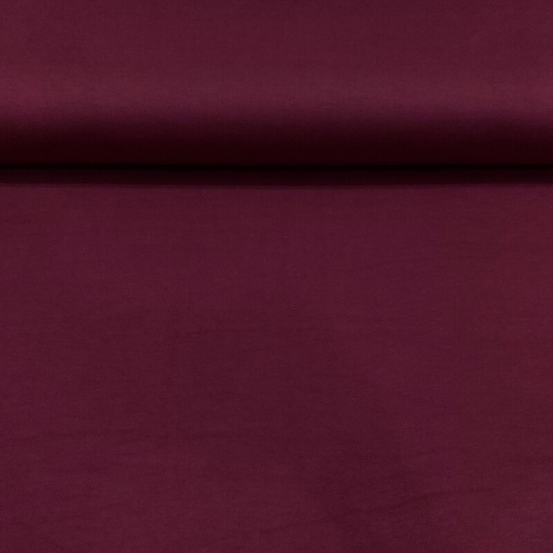 پارچه تریکو کش ساده عرض 1.5 متر  لوله ای رنگ زرشکی کیفیت مرغوب  رزاق