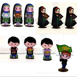 استند چوبی کودکانه ویژه اربعین حسینی طرحهای متنوع