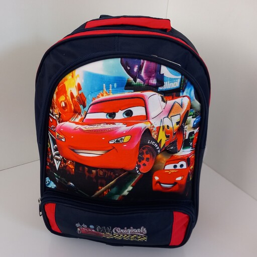 کیف کوله پشتی مدرسه مک کویین ماشین قرمز مکویینMcQueen