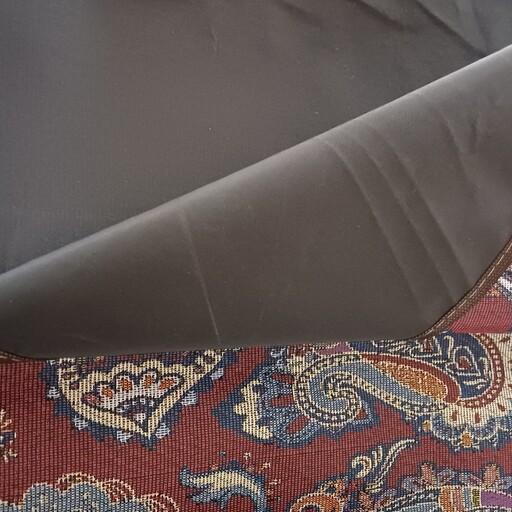زیرانداز جاجیم ضداب پارچه لمینت شده با برزنت سایز 6متری یا 6نفره طول 3 مترعرض 2متر طرح ورنگ ها متغیر میباشد