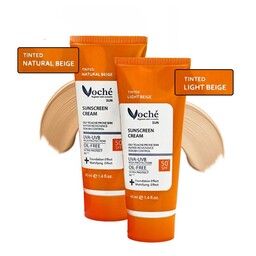 کرم ضد آفتاب رنگی وچه SPF50 مدل Ultra Protect مناسب پوست چرب و مستعد اکنه  حجم 40 میلی لیتر

