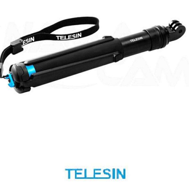 سه پایه دوربین (مونو پاد) برند Telesin مناسب برای دوربین و موبایل  ( دسته دوربین سلفی تلسین)