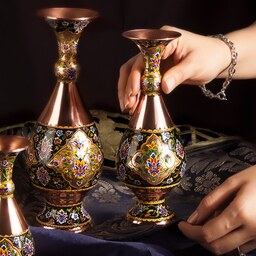 گلدان صراحی 20 سانتی مس پرداز (نقاشی شده)