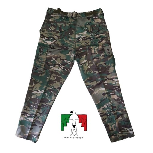شلوار آلفا شش جیب ایرانی مولتی کم سبز شلوار مولتی کم شلوار شش جیب استتار کوهنوردی شلوار نظامی شلوار مردانه شش جیب چریکی