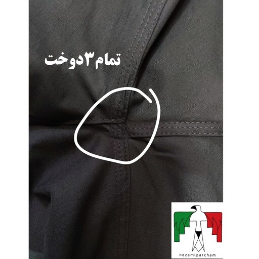 شلوار شش جیب آلفا ایرانی مشکی ضخیم شلوار کتان مردانه شیش جیب نظامی شلوار کوهنوردی شلوار کار شش جیب 6 جیب کتان شلوار نظام