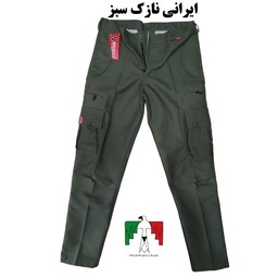 شلوار شش جیب مولکول ایرانی نازک سبز شلوار شش جیب نظامی شلوار مولکول شلوار کار شلوار کوهنوردی مولکولی شلوار 6جیب مردانه