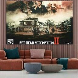 تابلو بوم  طرح Red Dead Redemption 2  کد 305