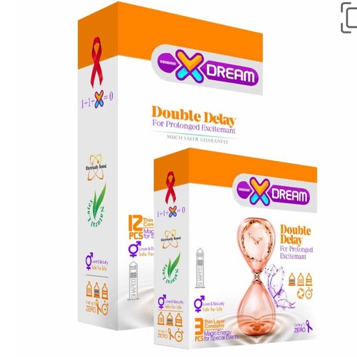 کاندوم تاخیر مضاعف ایکس دریم
XDream - Double Delay Condoms