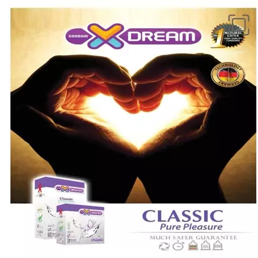 کاندوم کلاسیک ایکس دریم بسته 12 تایی
XDream - Classic Condoms