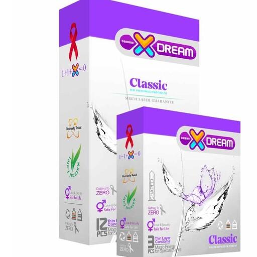 کاندوم کلاسیک ایکس دریم بسته 12 تایی
XDream - Classic Condoms