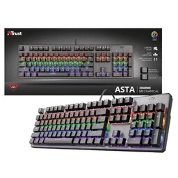 کیبورد مخصوص بازی تراست مدل Trust Gaming Keyboard GXT 865 ASTA MECHANICAL