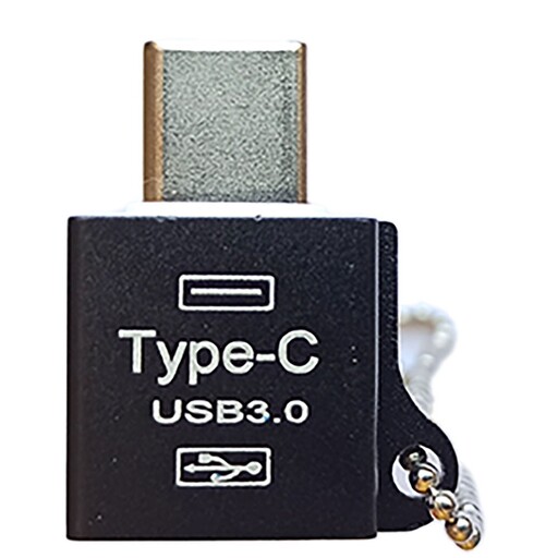 او تی جی تایپ سی Otg USB 3 Type C مشکی - پس کرایه