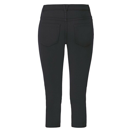 شلوار جین کوتاه زنانه برند آلمانی esmara سایز 36 اروپایی رنگ مشکی شلوار برمودا اسمارا 