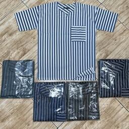 تیشرت یقه کوبایی جیبدار
پارچه پیراهنی نخی درجه یک
سه سایز L.XL.2XL قواره لش
پنج رنگ 