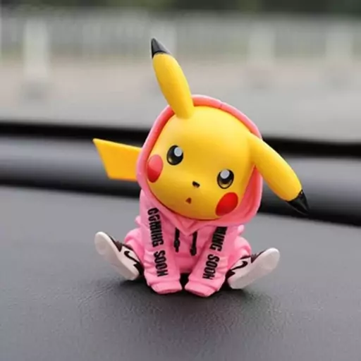 فیگور پیکاچو هودی پوش صورتی (Pokemon Pikachu)