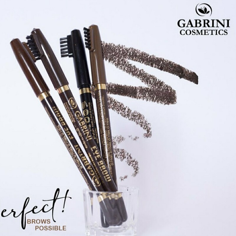 مداد ابرو گابرینی دارای فرچه ابرو در رنگ های مختلف تیره تا روشن ساخت ترکیه در 