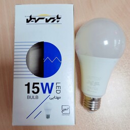 لامپ 15 وات حبابی نور مهتابی بسته 5 عددی