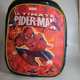 کیف مدرسه مرد عنکبوتی عکس برجسته با پشتی طبی ارتفاع 37cm