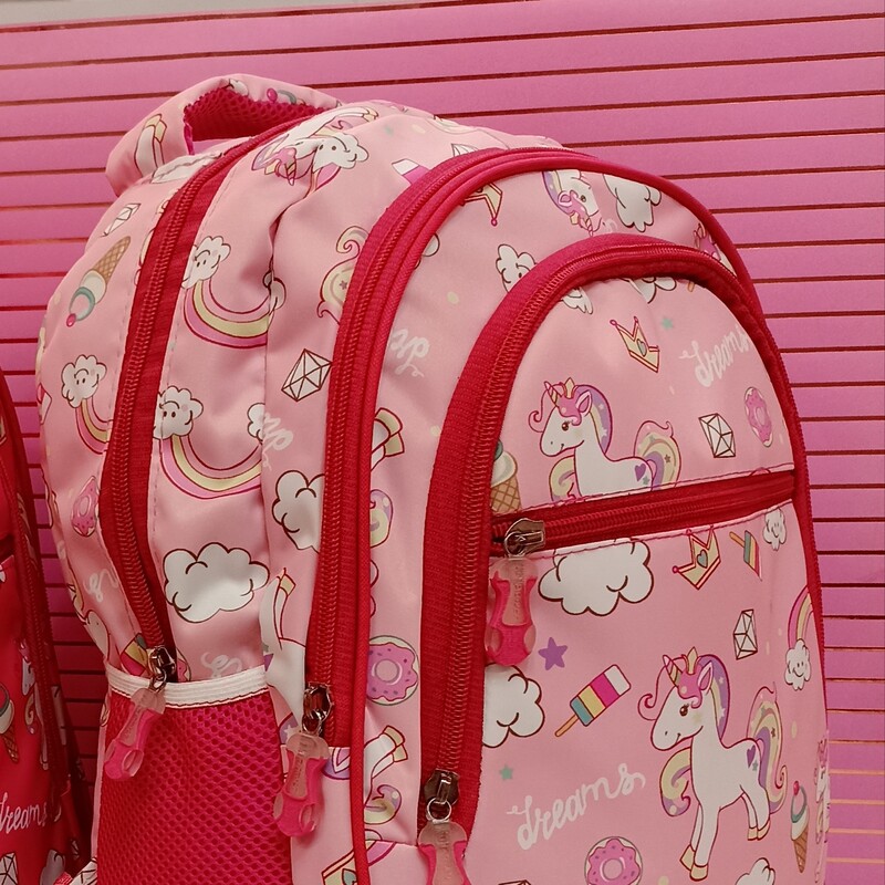  کیف مدرسه کوله پشتی دخترانه یونیکورن