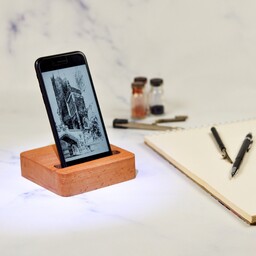 هولدر  گوشی چوبی مدل نارین- نگه دارنده موبایل برند رادین چوب