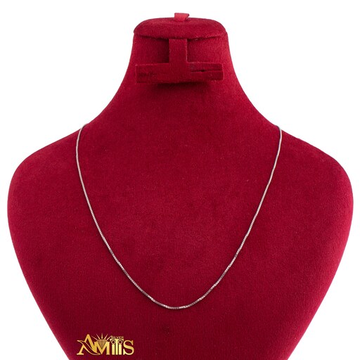 زنجیر نقره زنانه آمیتیس مدل ونیزی AMT-Z013