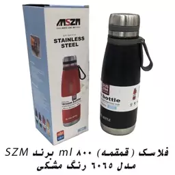 فلاسک (قمقمه) 800 ml برند SZM مدل 6065 رنگ مشکی