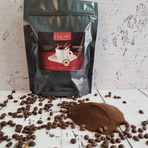 قهوه اسپرسو فوری 250 گرمی الارز(پر کافئین)       Elarose Espresso coffee