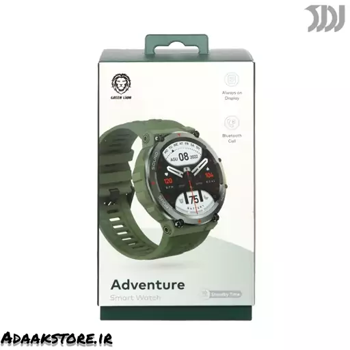 ساعت هوشمند گرین لاین Green Lion مدل Adventure GNADSWGRY - سبز - 6 ماه گارانتی شرکتی