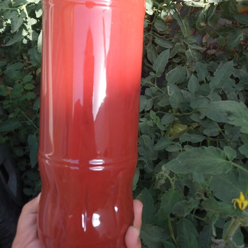 رب گوجه فرنگی خانگی صد در صد طبیعی  بدون هیچ افزودنی (1400 گرمی) 