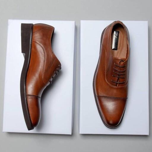 کفش رسمی مردانه مدل دربی برند bsco رنگبندی مشکی عسلی زرشکی