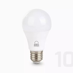 لامپ حبابی 10 وات بروکس ( کیفیت عالی) رنگ مهتابی