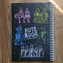 دفتر طرح بچه های مدرسه ای دانش آموزان محصل ها 80 برگ آپنج school notebook 