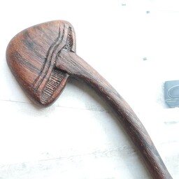 سیخ مو پین مو چاپستیک چوبی طرح  قارچ چوب گردودستساز چوبکده بید سفید